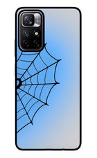Blue Web Redmi Note 11T 5G Glass Case