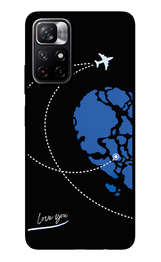 Love Orbit Redmi Note 11T 5G Glass Case