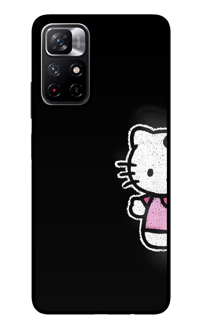 Kitty Charm Redmi Note 11T 5G Glass Case
