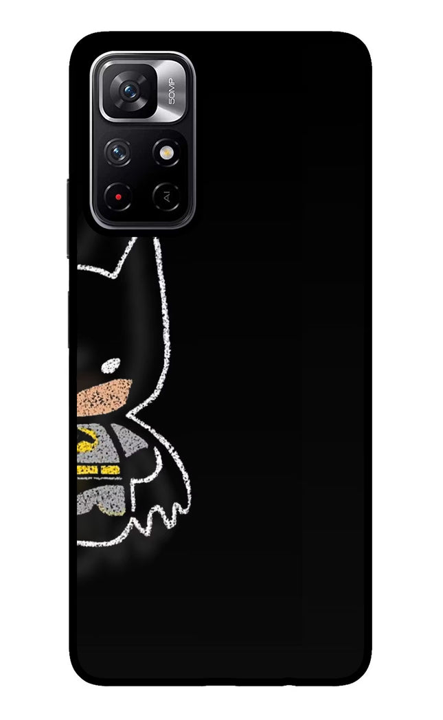 Bat Kitty Redmi Note 11T 5G Glass Case