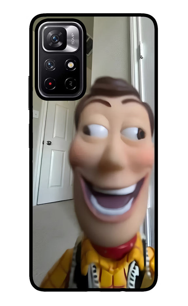 Side Eye Woody Redmi Note 11T 5G Glass Case