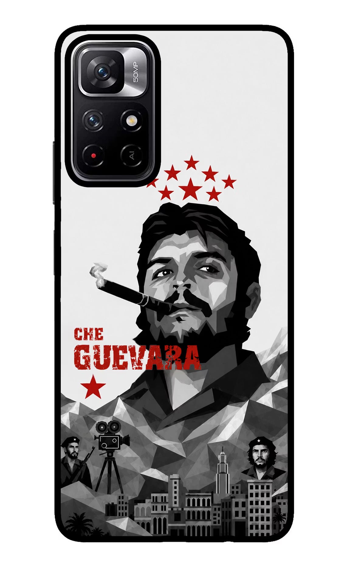 Che Guevara Iconic Redmi Note 11T 5G Glass Case