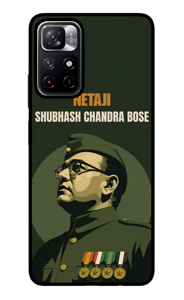 Netaji Legacy Redmi Note 11T 5G Glass Case