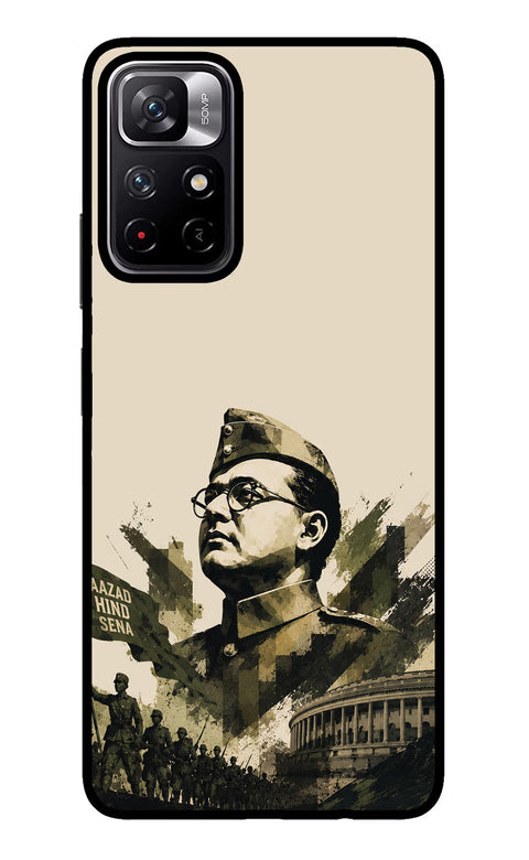 Netaji Rising Redmi Note 11T 5G Glass Case