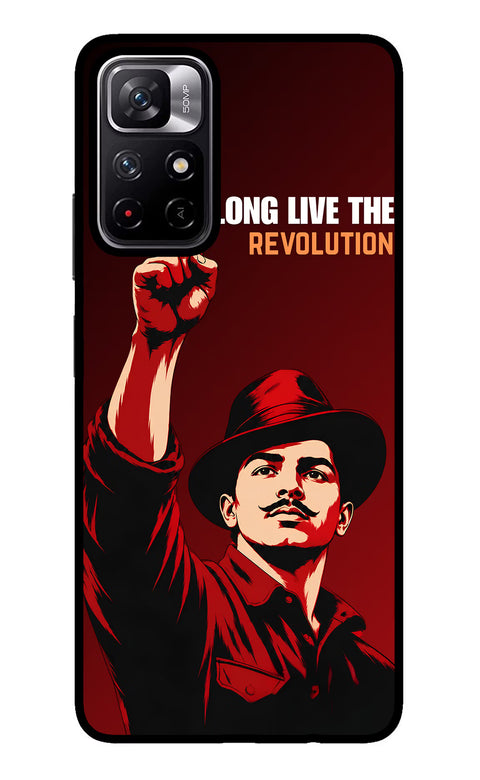 Bhagat Singh Revolution Redmi Note 11T 5G Glass Case