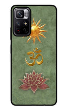 Om & Lotus Redmi Note 11T 5G Glass Case
