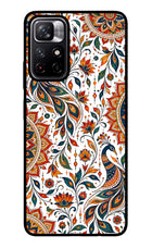White Mayura Redmi Note 11T 5G Glass Case