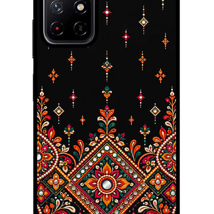 Noir Mehfil Redmi Note 11T 5G Glass Case