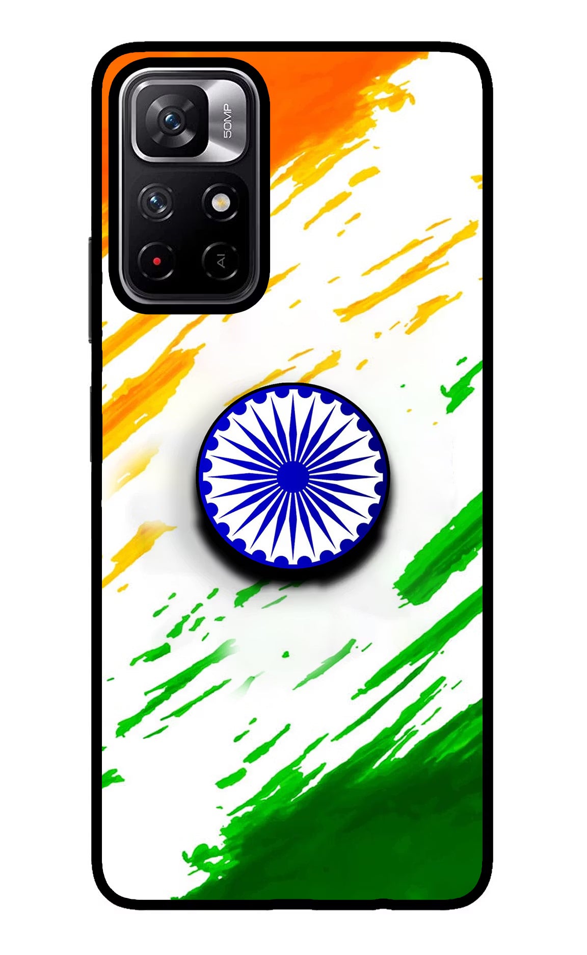 Indian Flag Ashoka Chakra Redmi Note 11T 5G Pop Case by Casekaro