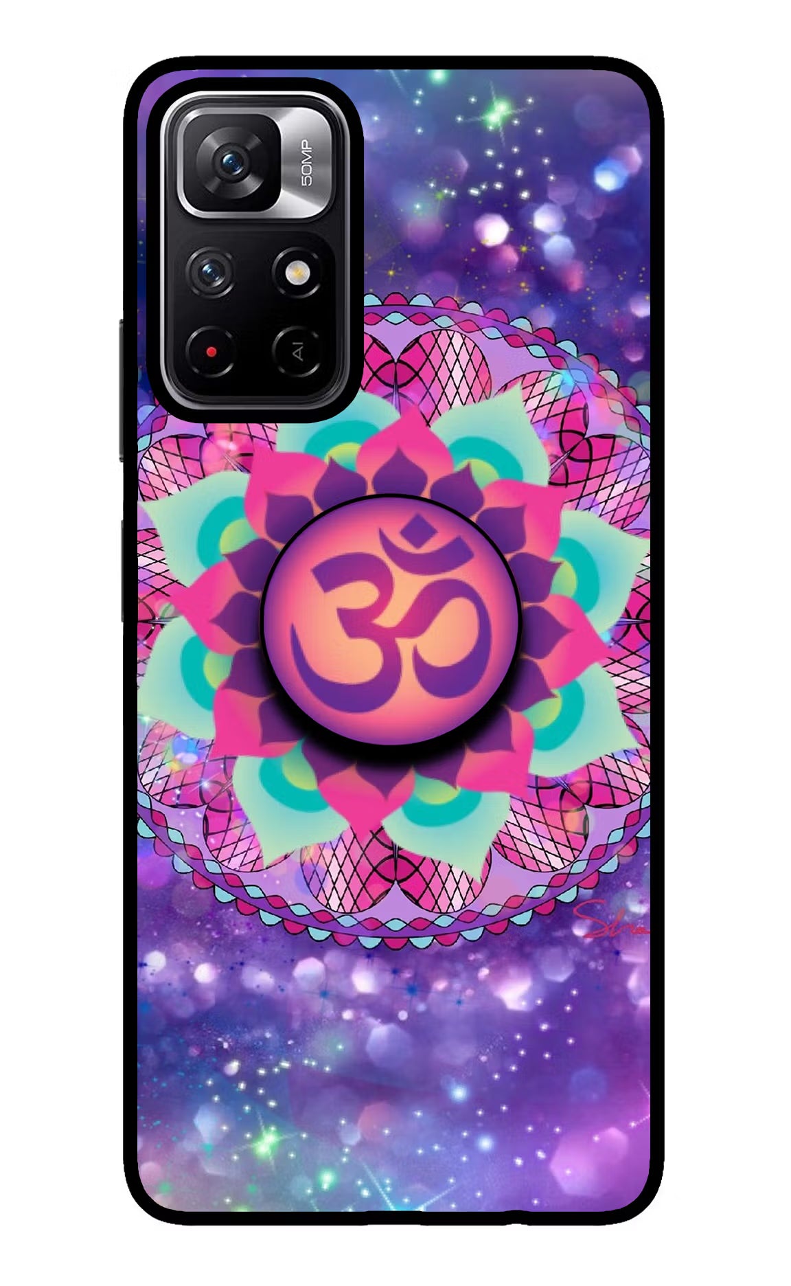 Om Purple Redmi Note 11T 5G Pop Case by Casekaro