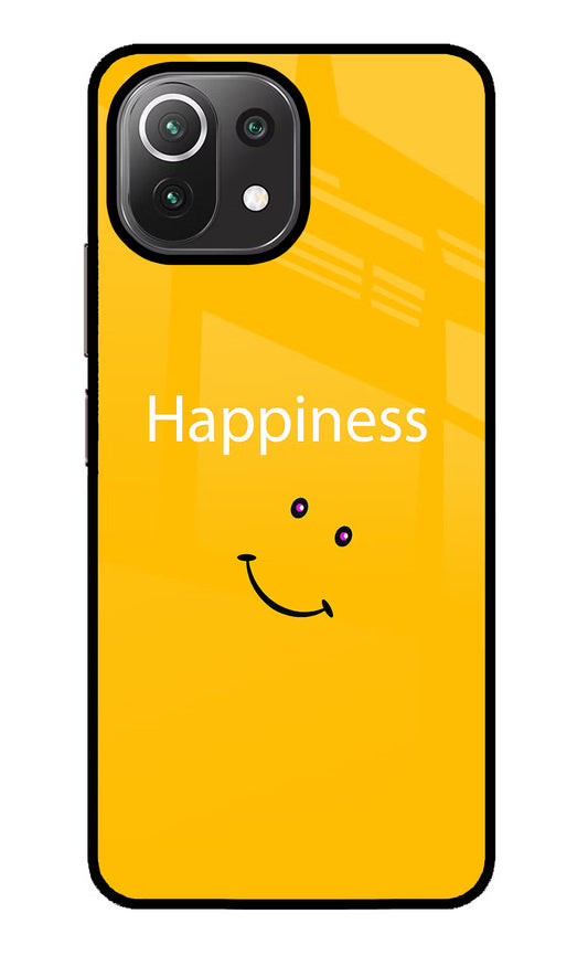 Happiness With Smiley Mi 11 Lite NE 5G Glass Case