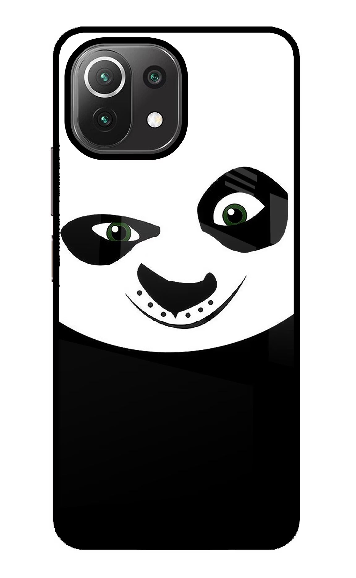 Panda Mi 11 Lite NE 5G Glass Case Back Cover by Casekaro