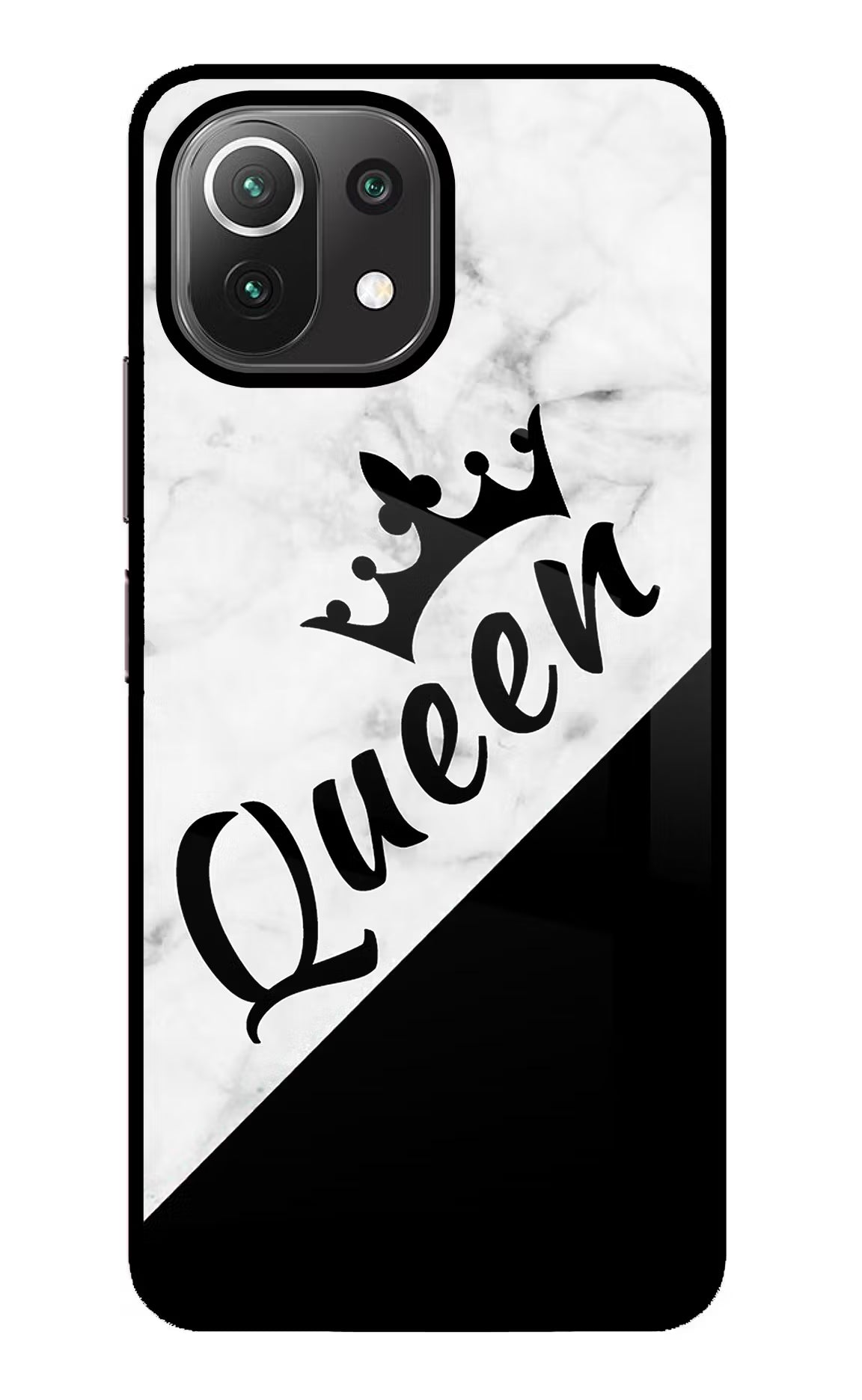 Queen Mi 11 Lite NE 5G Glass Case Back Cover by Casekaro