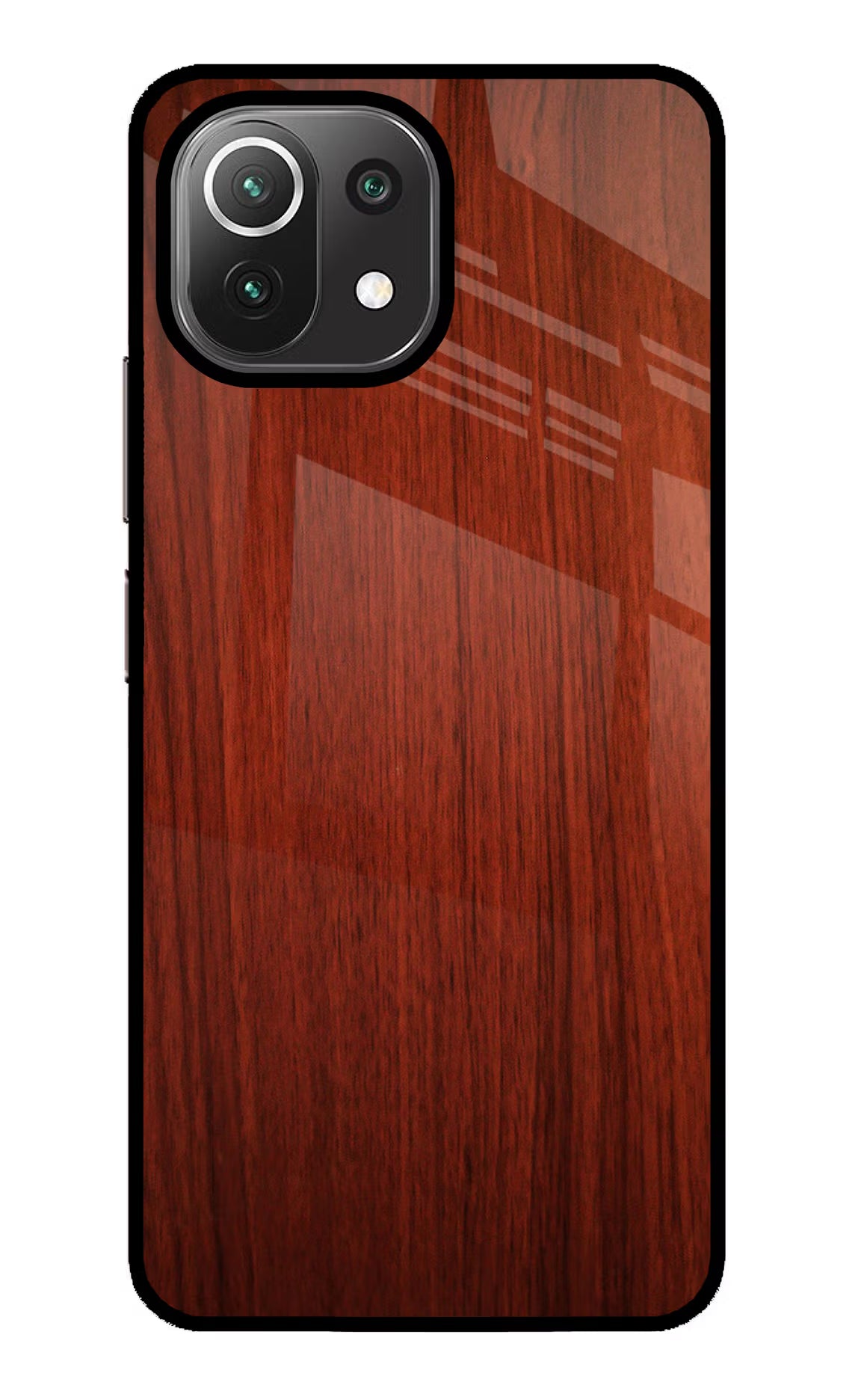 Wooden Plain Pattern Mi 11 Lite NE 5G Glass Case
