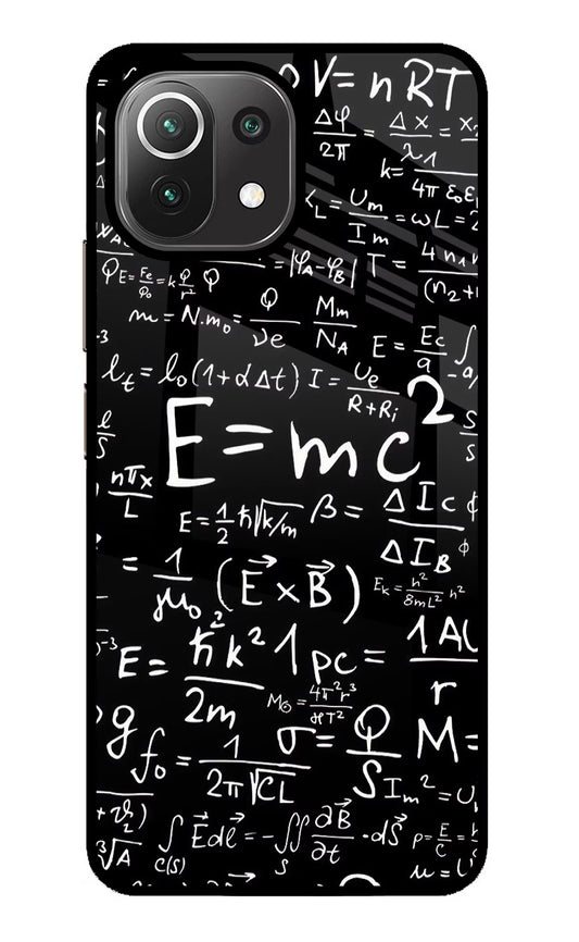 Physics Formula Mi 11 Lite NE 5G Glass Case