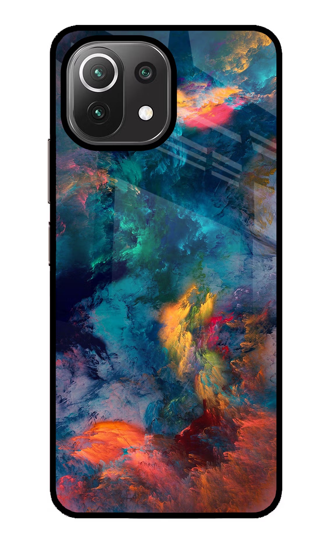 Artwork Paint Mi 11 Lite NE 5G Glass Case Back Cover by Casekaro