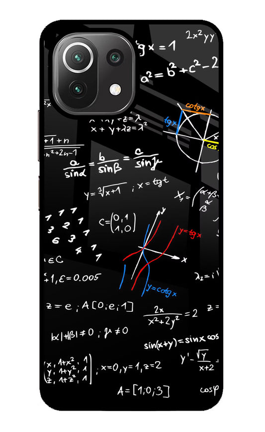 Mathematics Formula Mi 11 Lite NE 5G Glass Case