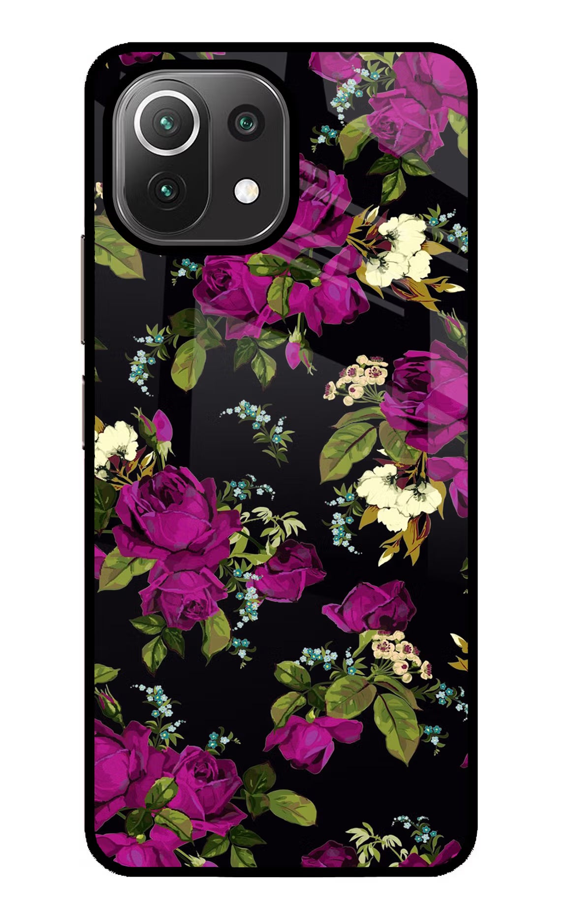Flowers Mi 11 Lite NE 5G Glass Case