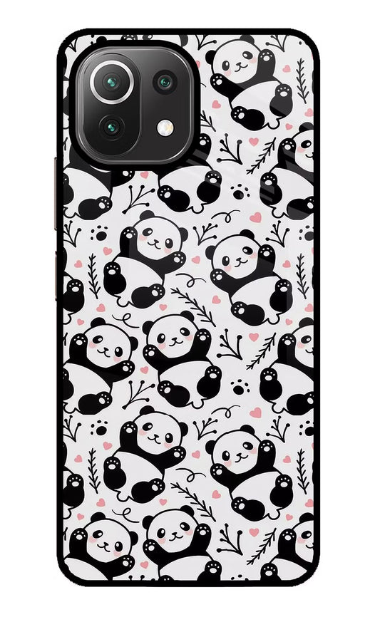 Cute Panda Mi 11 Lite NE 5G Glass Case
