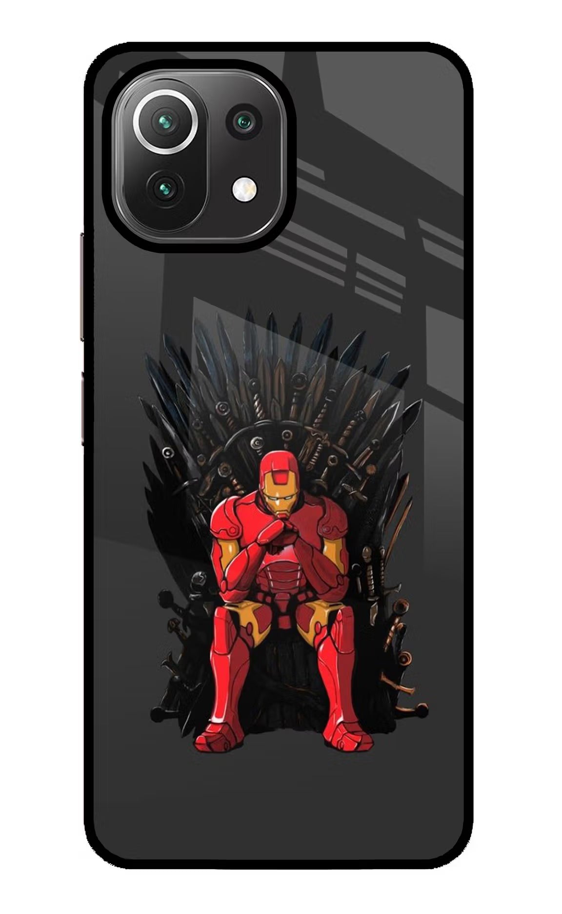 Ironman Throne Mi 11 Lite NE 5G Glass Case Back Cover by Casekaro