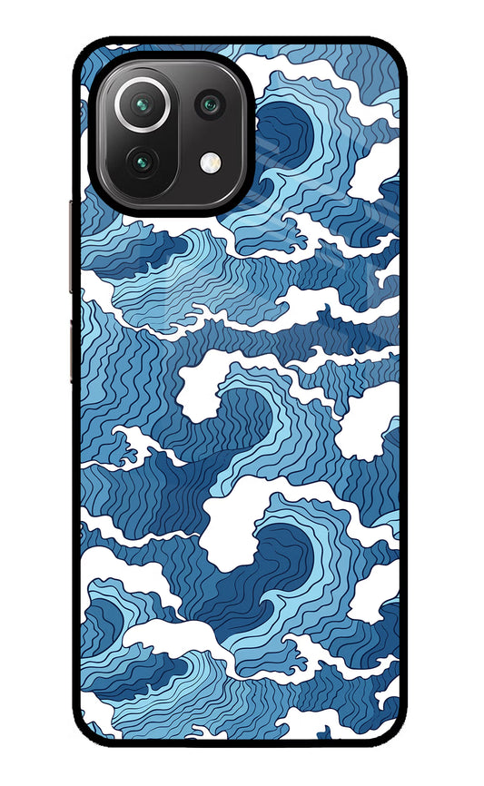 Blue Waves Mi 11 Lite NE 5G Glass Case