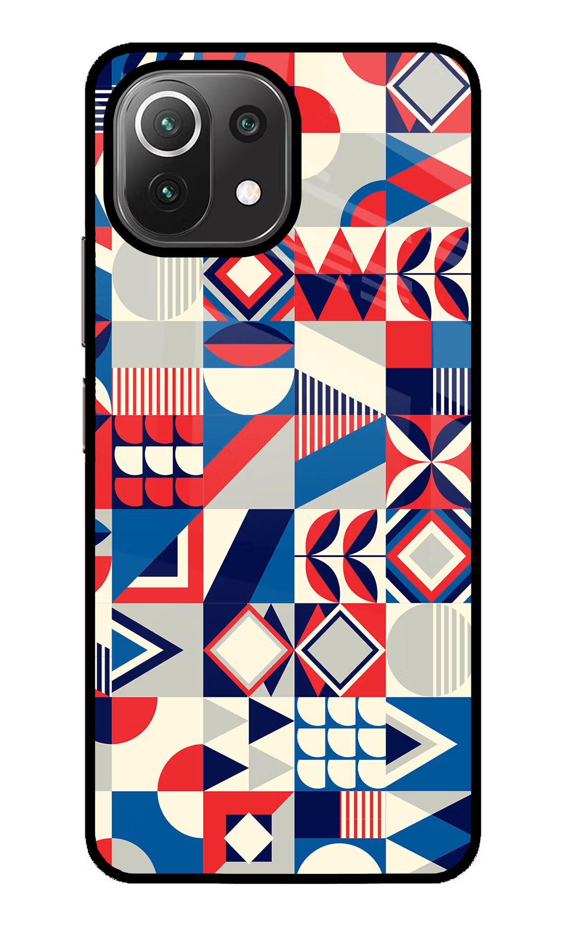 Colorful Pattern Mi 11 Lite NE 5G Glass Case