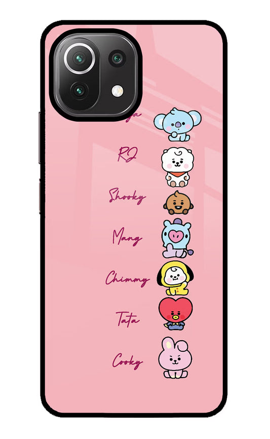 BTS names Mi 11 Lite NE 5G Glass Case