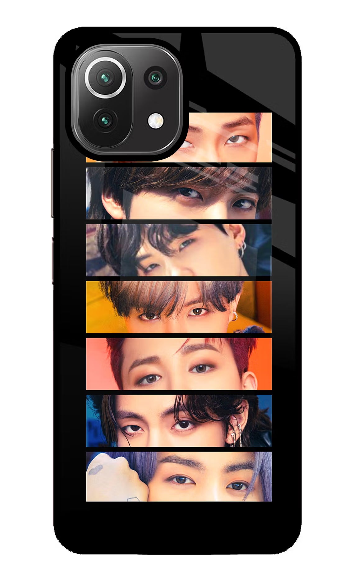 BTS Eyes Mi 11 Lite NE 5G Glass Case