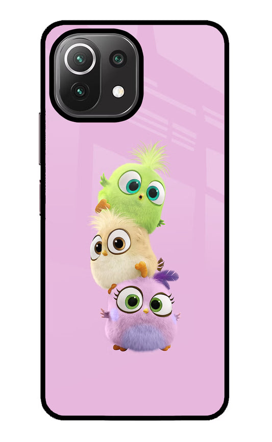 Cute Little Birds Mi 11 Lite NE 5G Glass Case