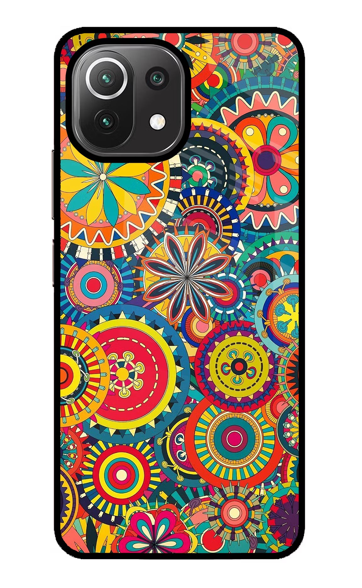 Gol Gol Art Mi 11 Lite NE 5G Glass Case Back Cover by Casekaro