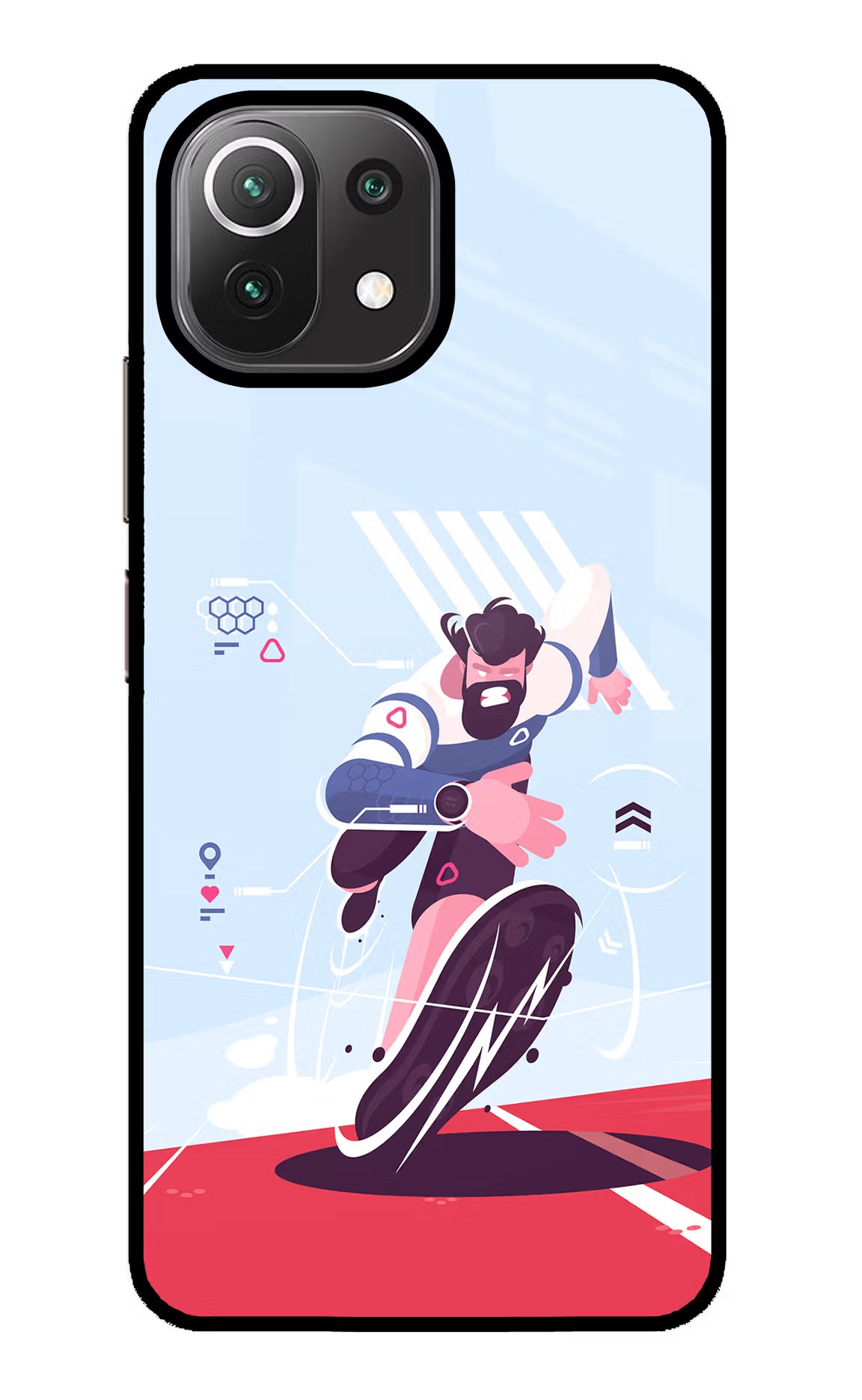 Run Pro Mi 11 Lite NE 5G Glass Case