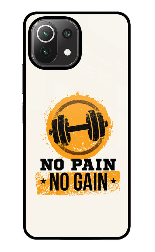 No Pain No Gain Mi 11 Lite NE 5G Glass Case