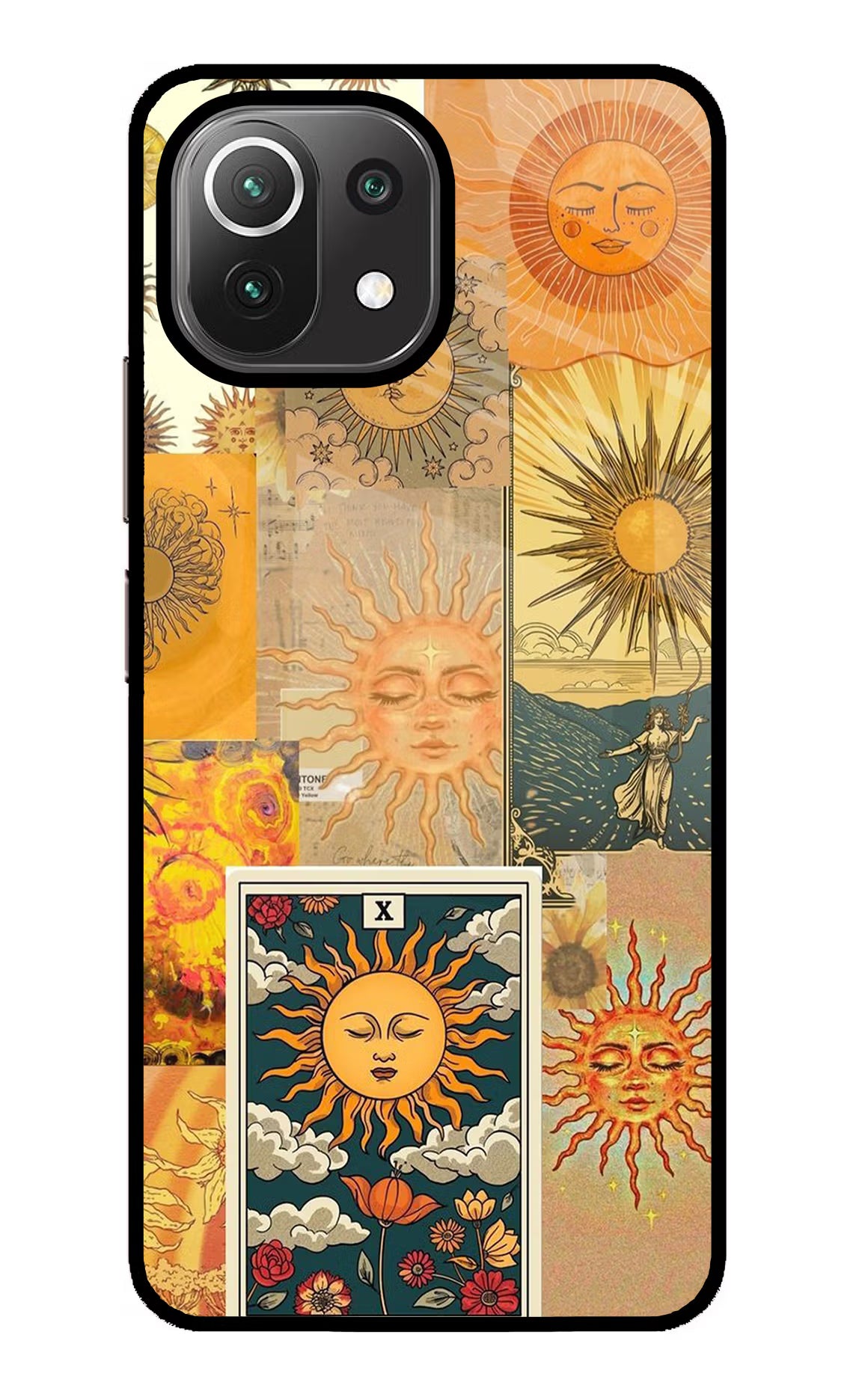 Sun Mi 11 Lite NE 5G Glass Case Back Cover by Casekaro