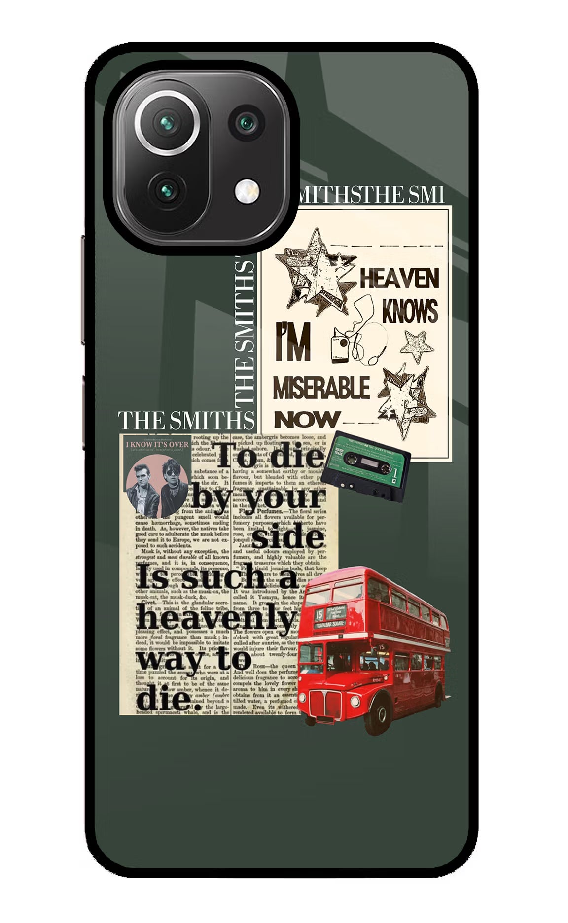 The Smiths Mi 11 Lite NE 5G Glass Case Back Cover by Casekaro