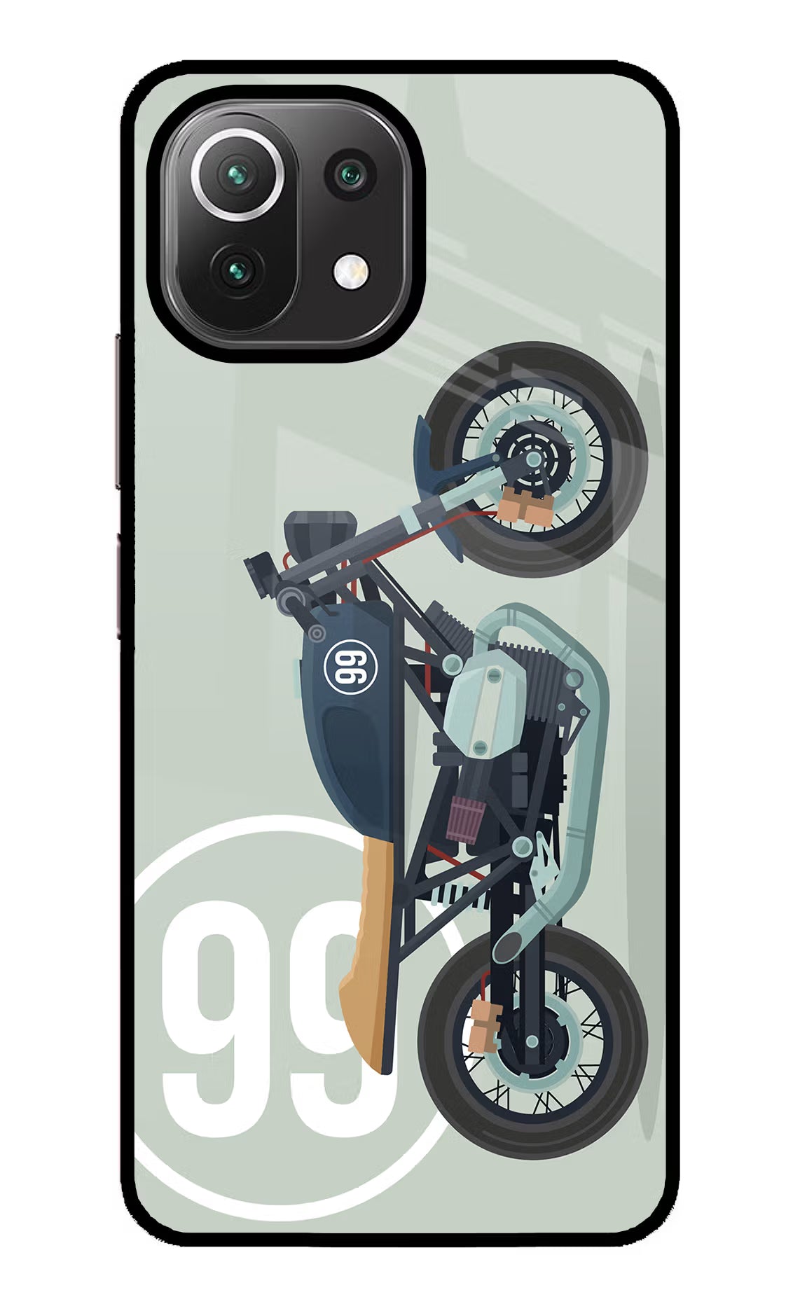 Classic Cafe Racer 99 Mi 11 Lite NE 5G Glass Case