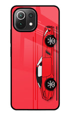 Red Velocity Mi 11 Lite NE 5G Glass Case