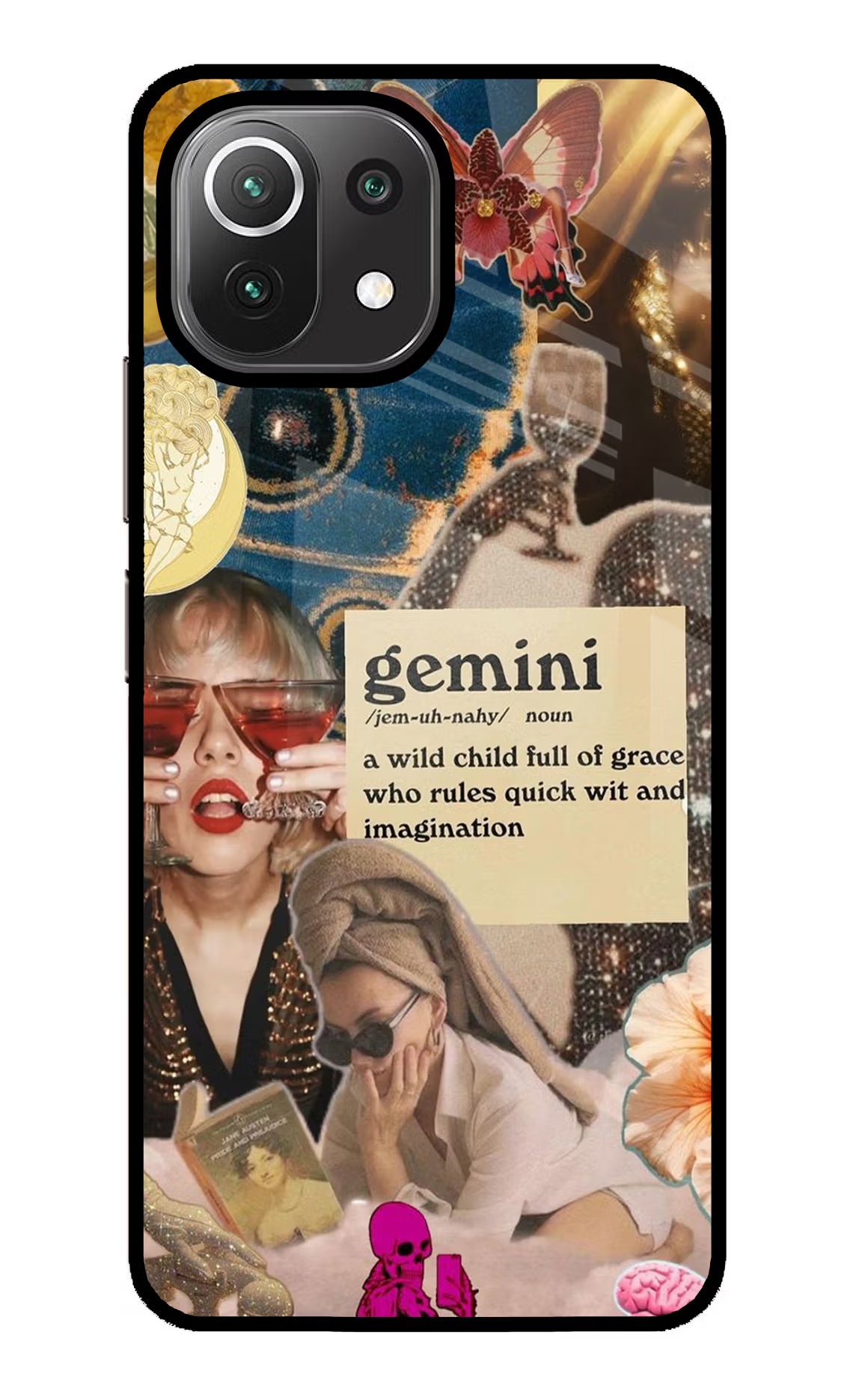 Gemini Zodiac Mi 11 Lite NE 5G Glass Case