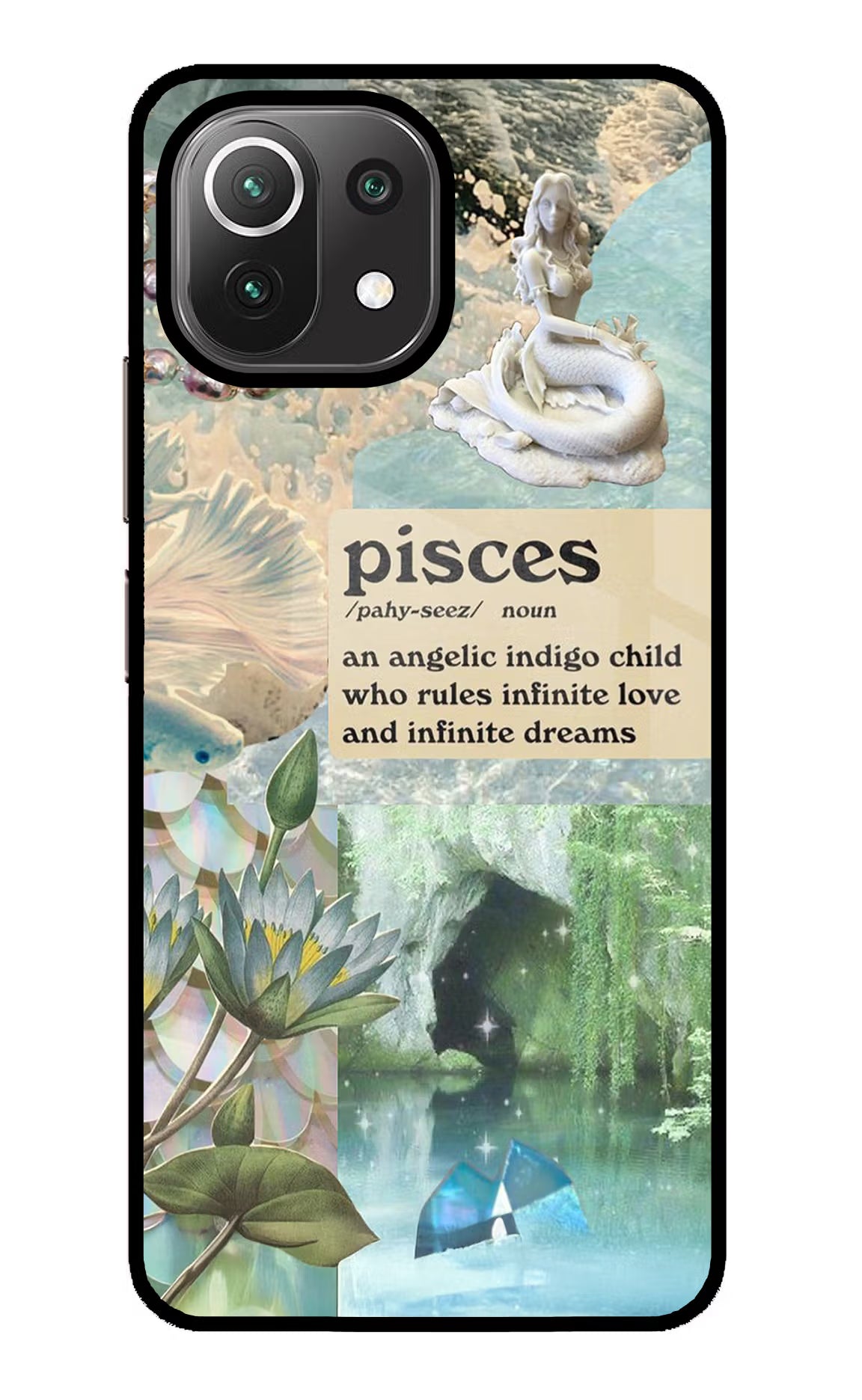 Pisces Zodiac Mi 11 Lite NE 5G Glass Case