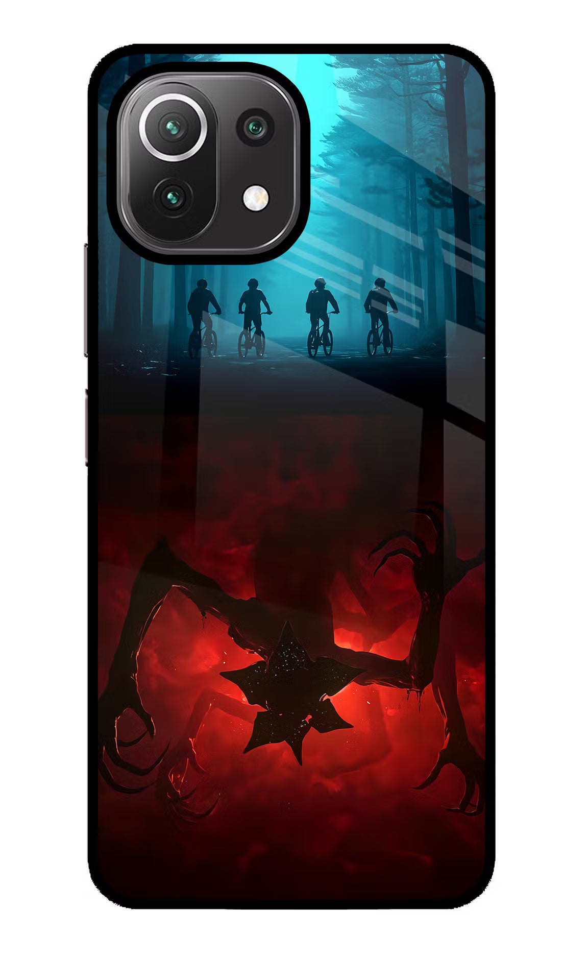 Ordinary Things Downside Up Mi 11 Lite NE 5G Glass Case Back Cover by Casekaro