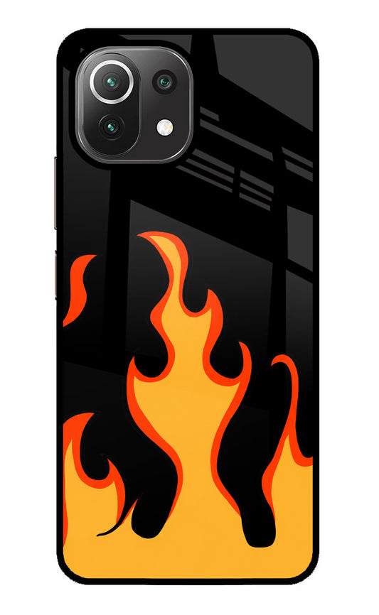 Fired Up – Black Mi 11 Lite NE 5G Glass Case