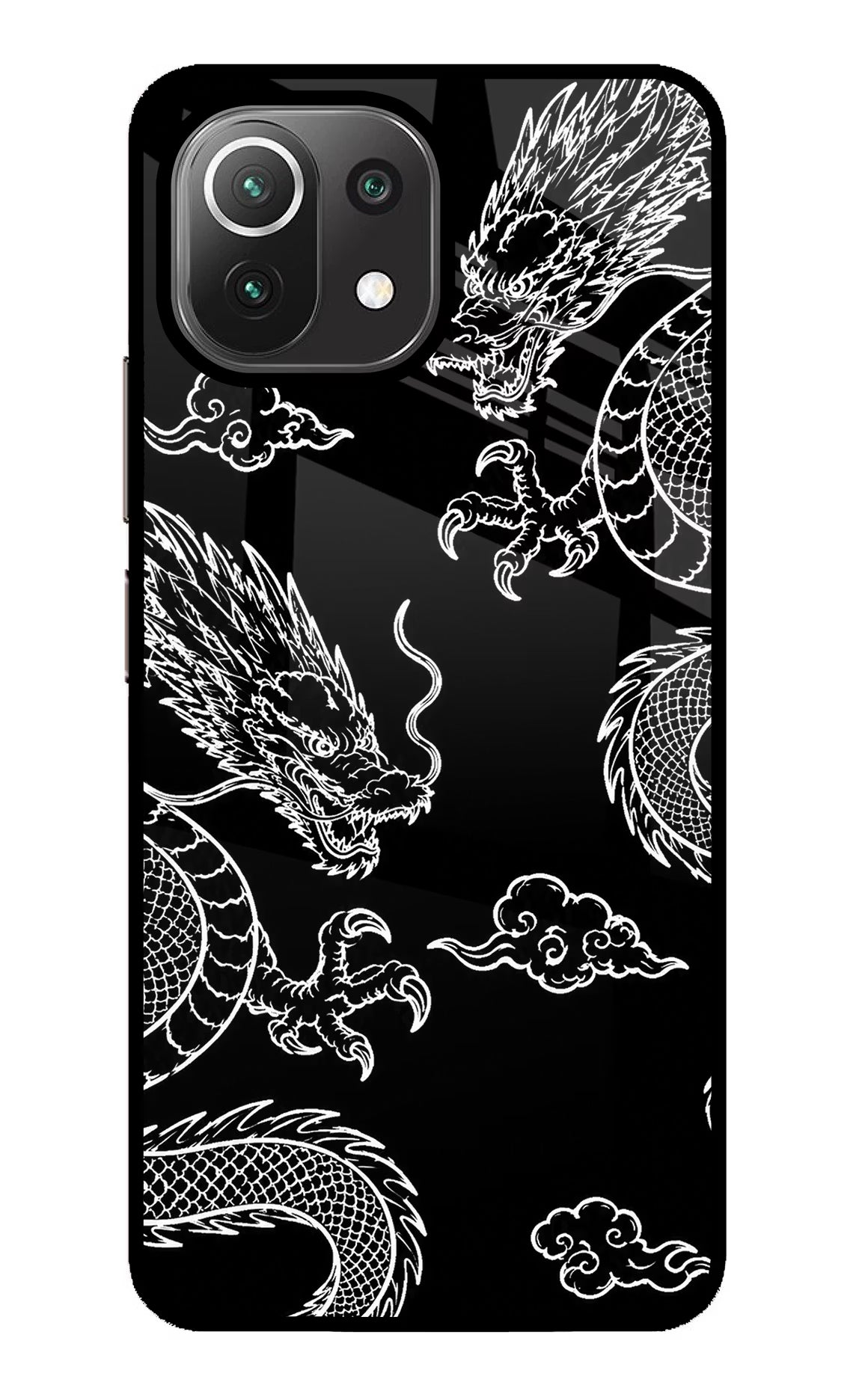 Twin Dragons Mi 11 Lite NE 5G Glass Case