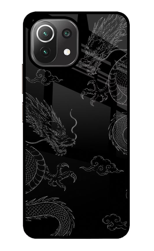 Twin Dragons Mi 11 Lite NE 5G Glass Case