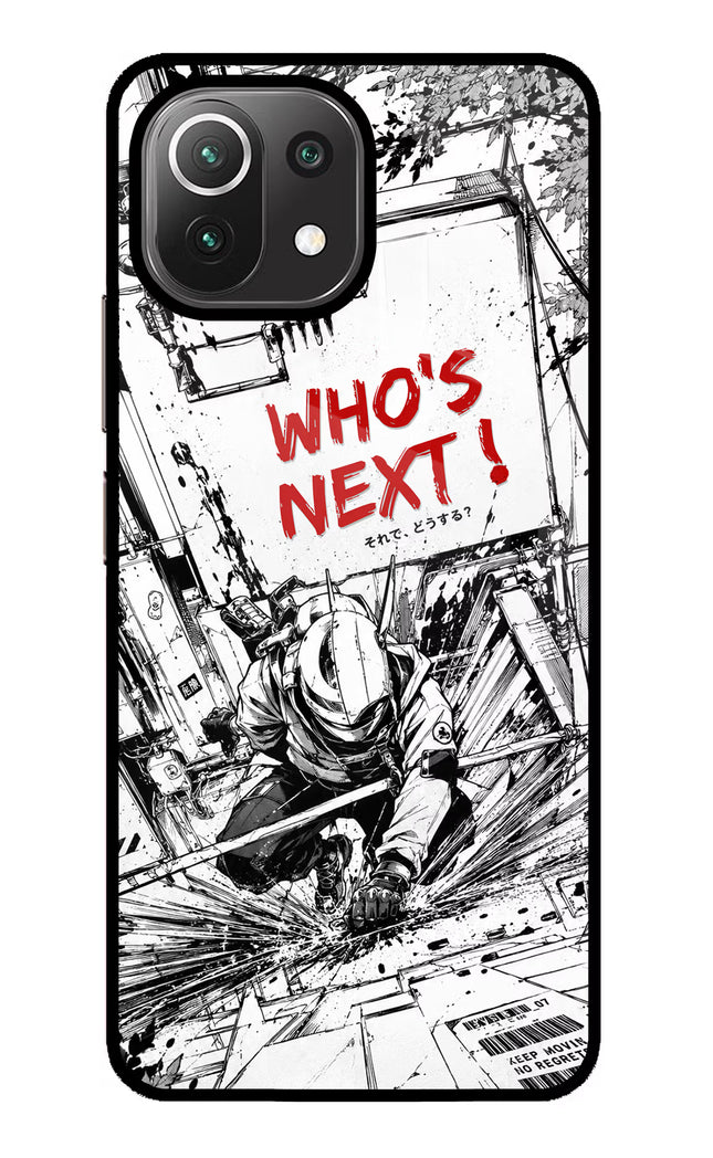Who's Next Mi 11 Lite NE 5G Glass Case