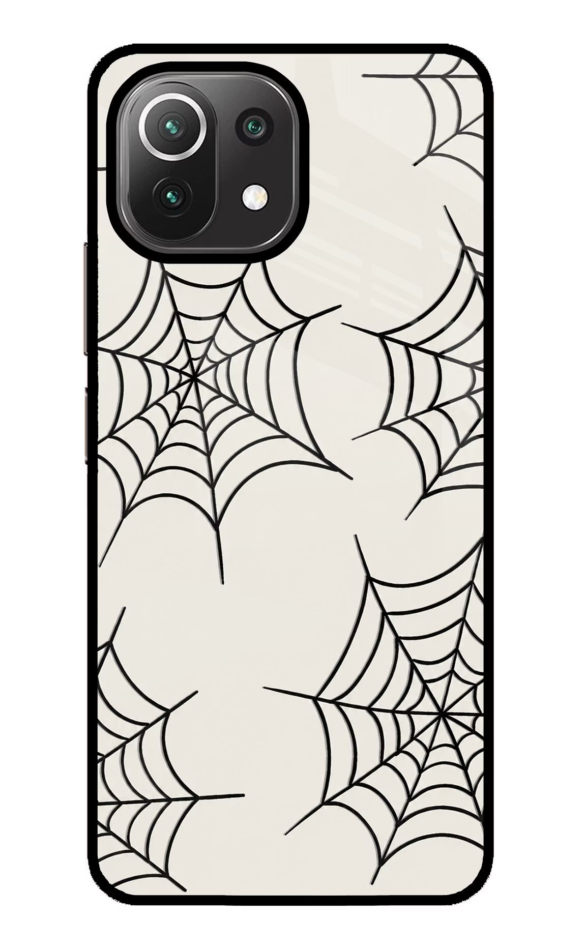 Spider Web Mi 11 Lite NE 5G Glass Case