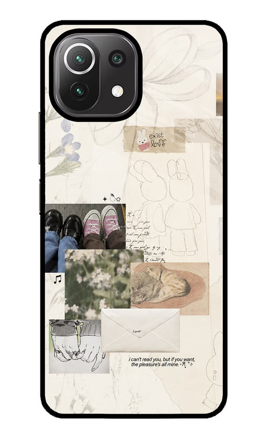 Soft Aesthetic Mi 11 Lite NE 5G Glass Case