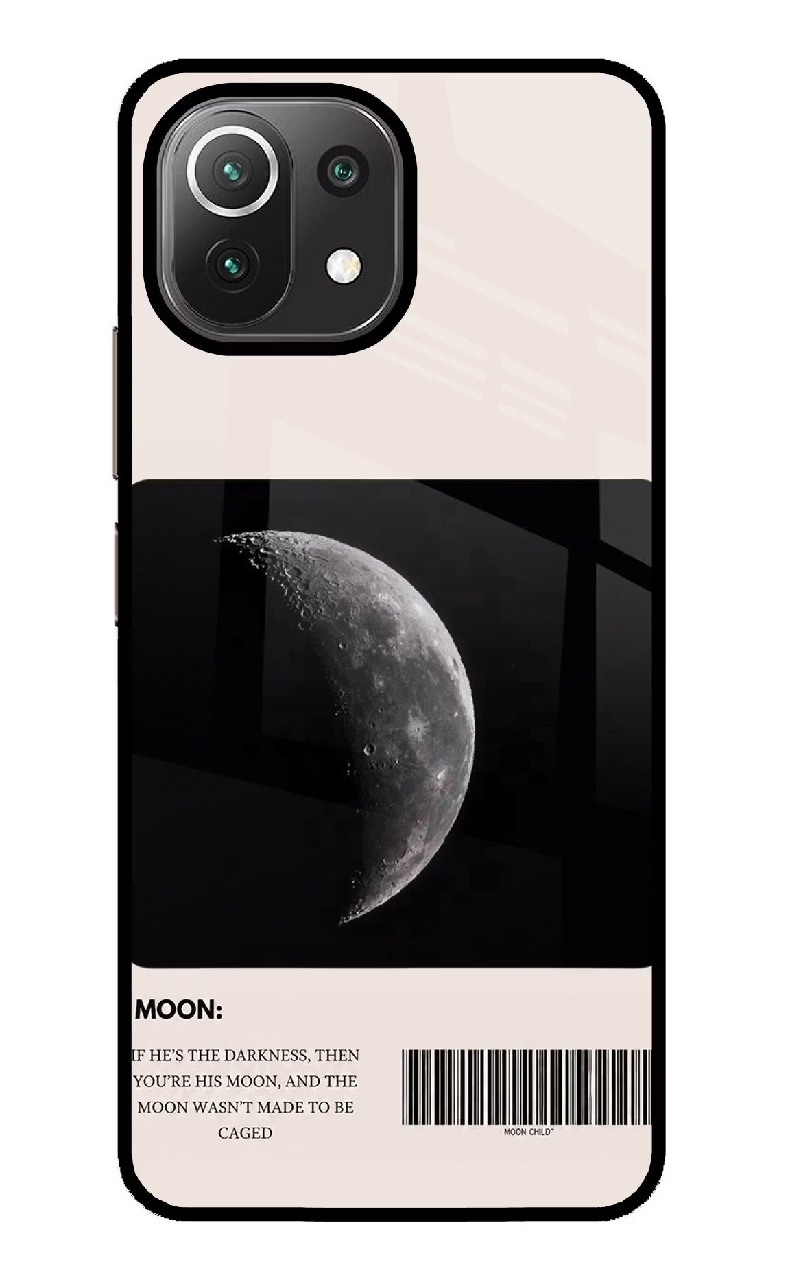 Moon Phase Mi 11 Lite NE 5G Glass Case