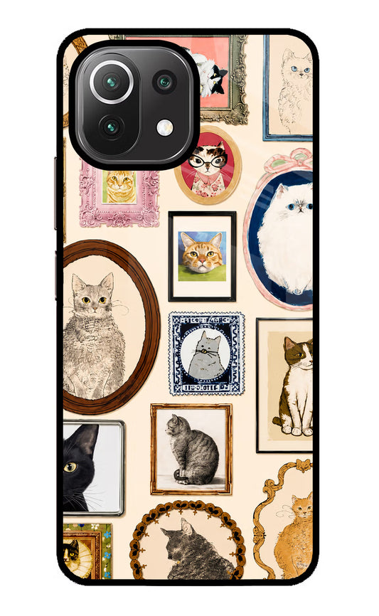 Mirror Cats Mi 11 Lite NE 5G Glass Case
