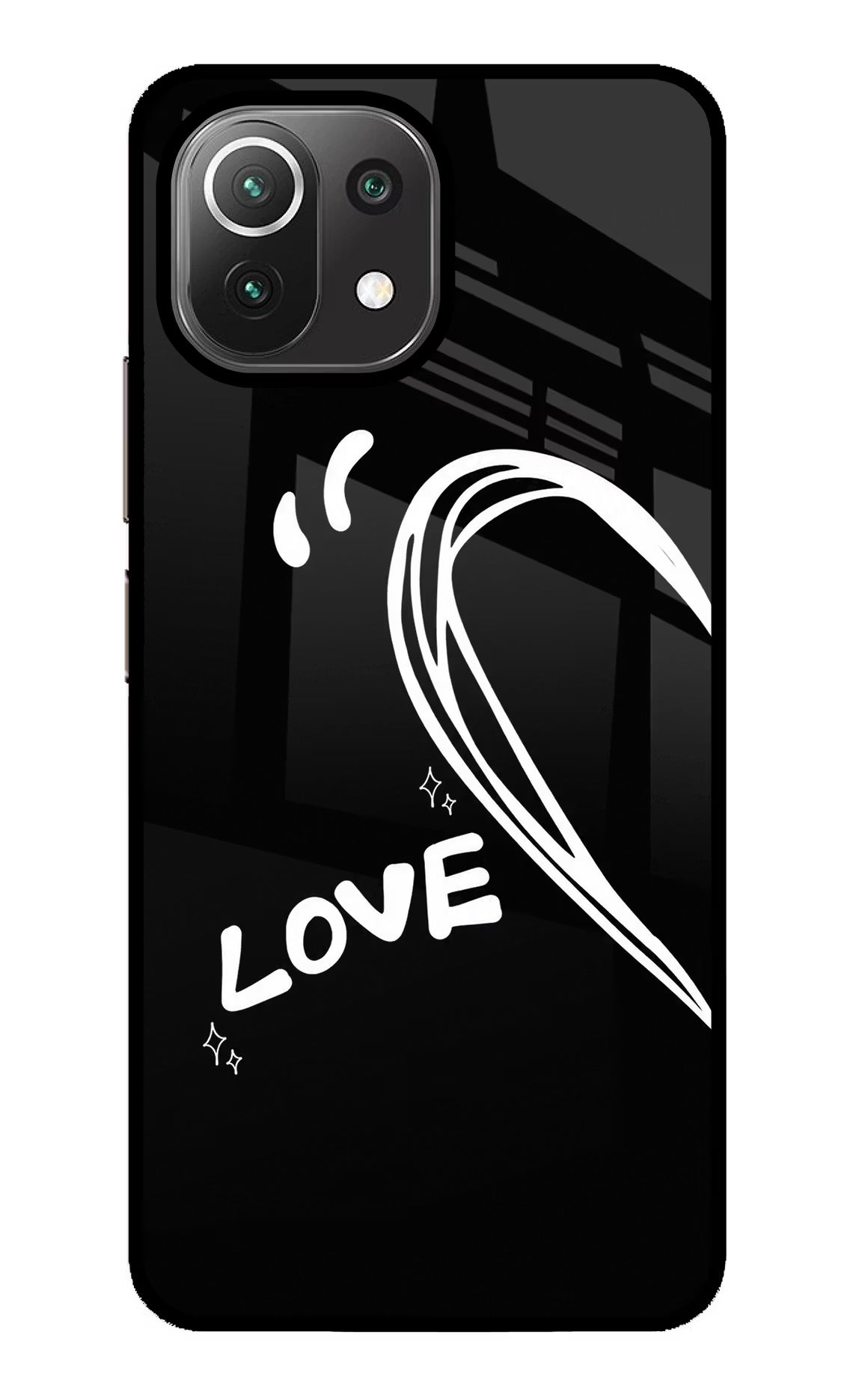 Love Line Mi 11 Lite NE 5G Glass Case