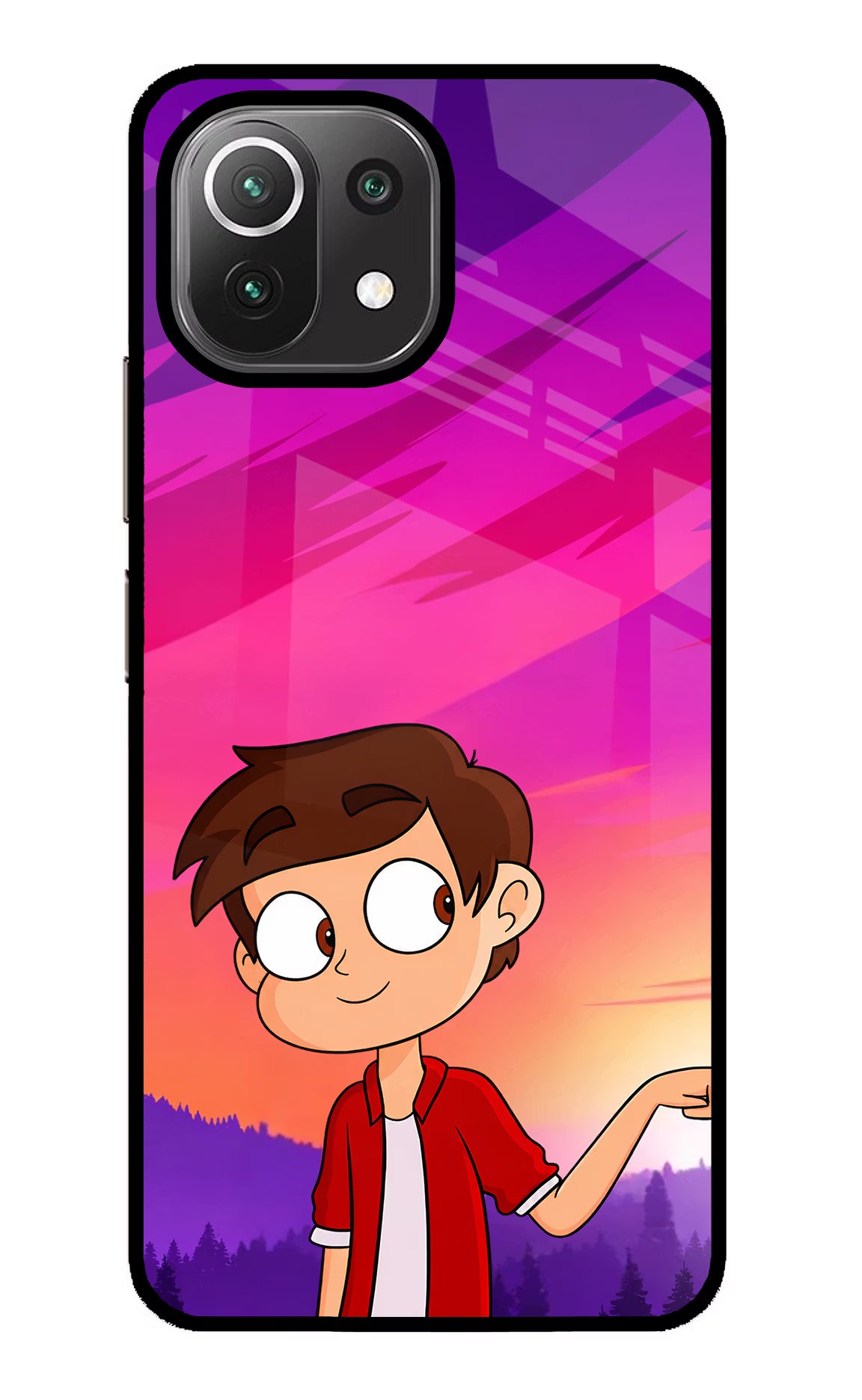 Marco Sunset Mi 11 Lite NE 5G Glass Case