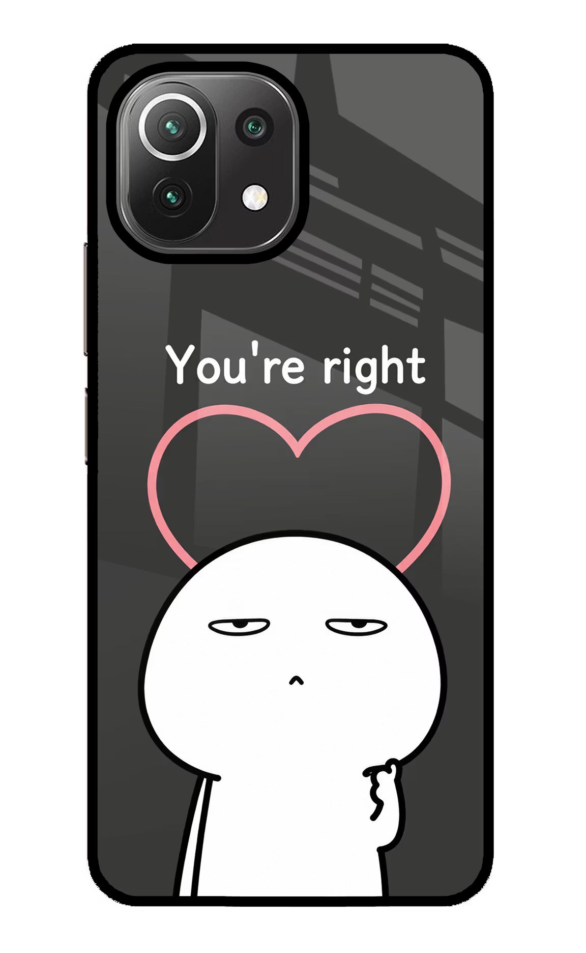 You're Right Mi 11 Lite NE 5G Glass Case